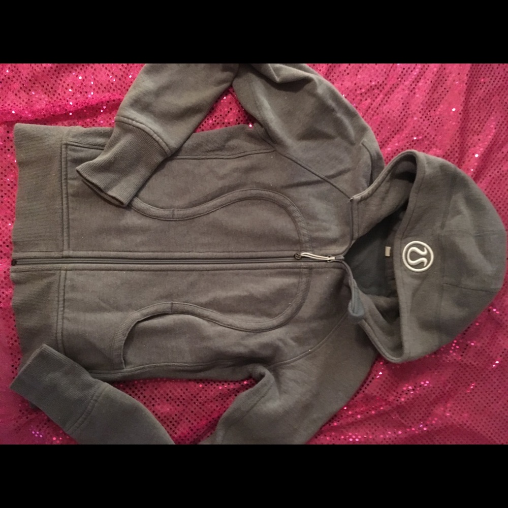 Like new sparkley gray LuLu Lemon hoodie.